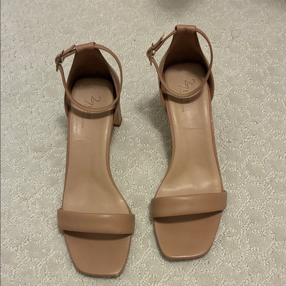 27 EDIT Tan Heeled Sandals